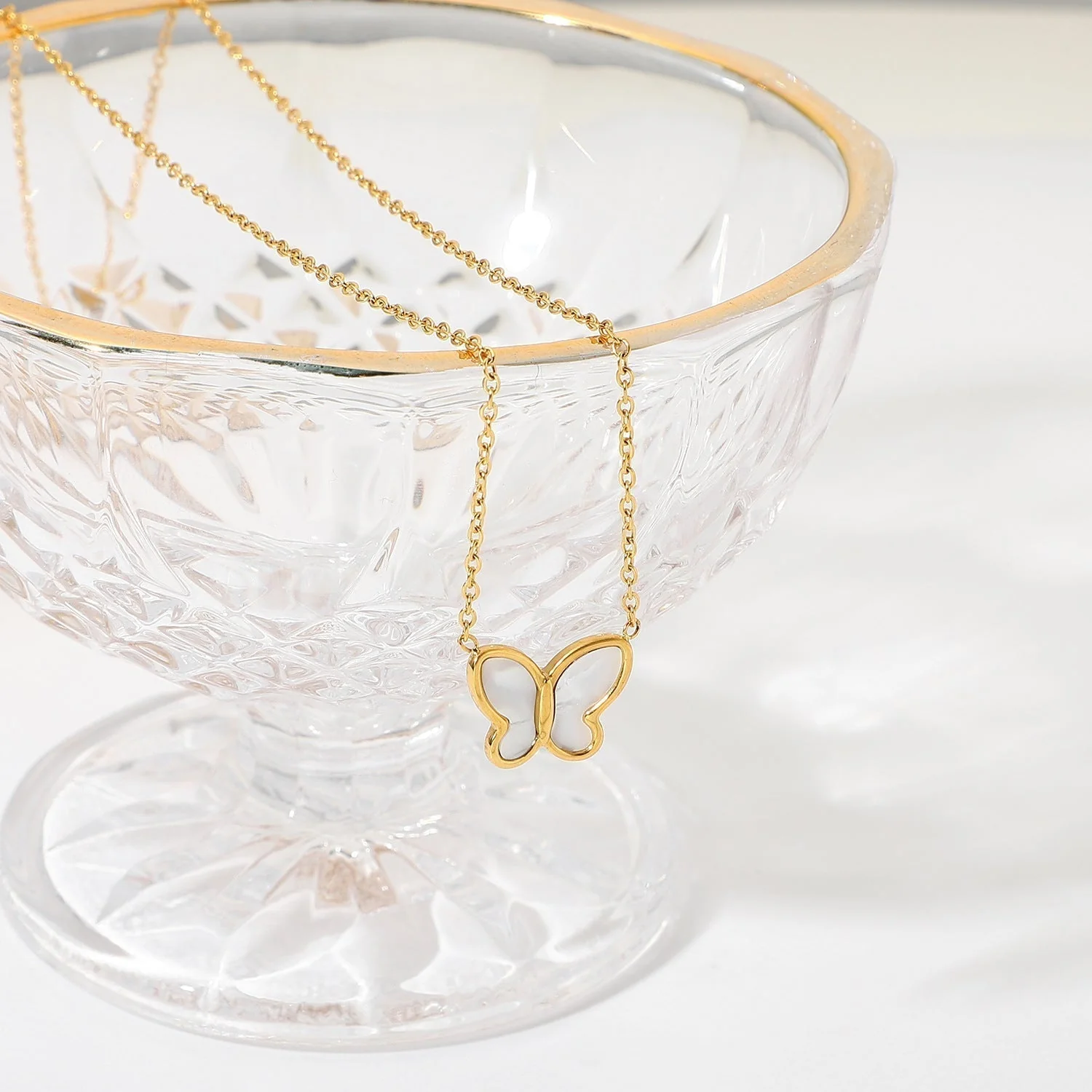 Flutterby Mother of Pearl Necklace - Image 6