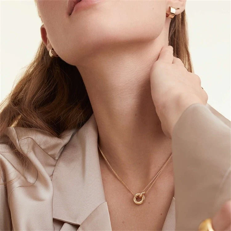Harper Gold Chain Necklace - Image 3