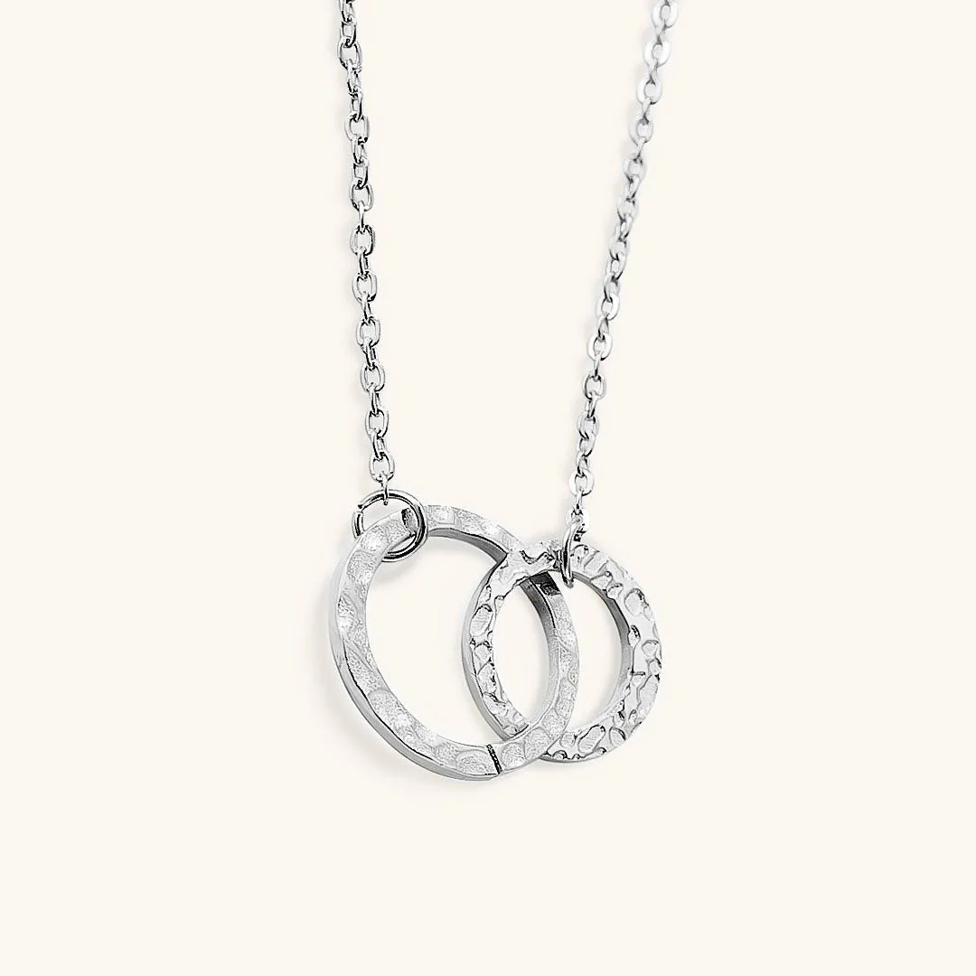 Isabelle Gold Hoop Necklace - Image 6