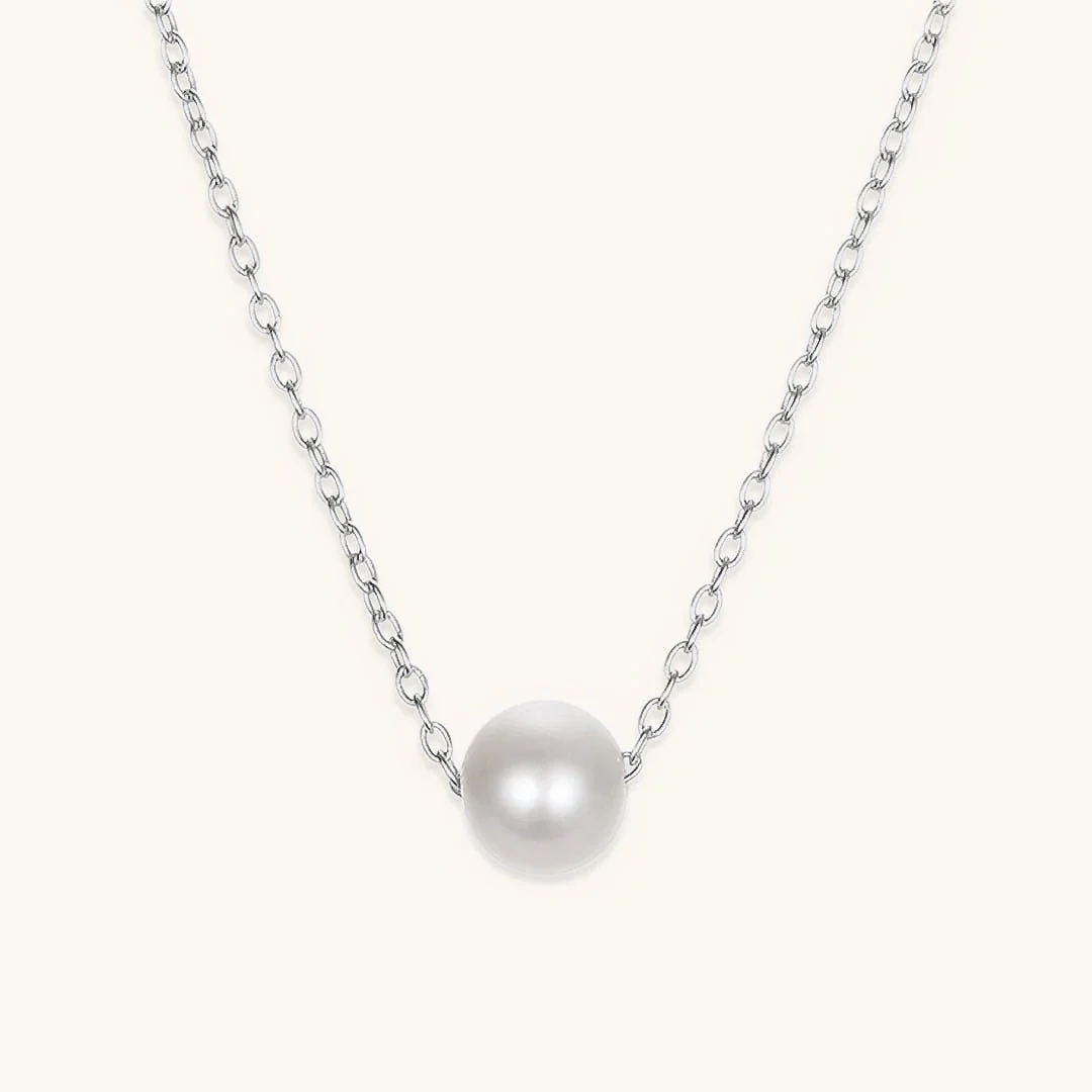 Isla Gold Pearl Necklace - Image 4