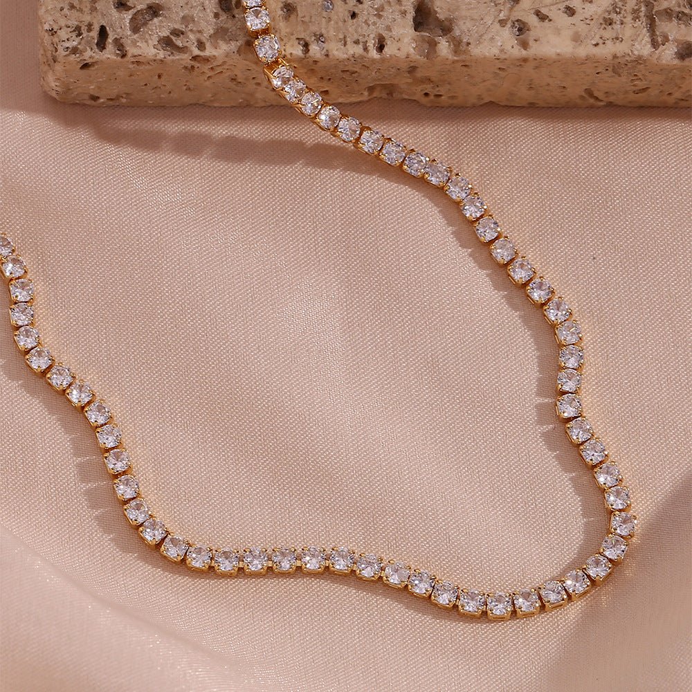 Isolde Diamond Tennis Necklace - Image 3