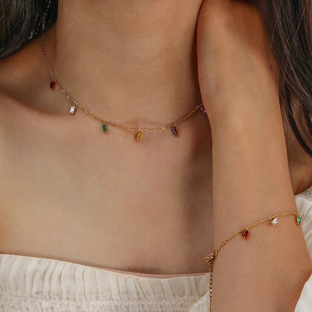 Josephine Gemstone Necklace - Image 3