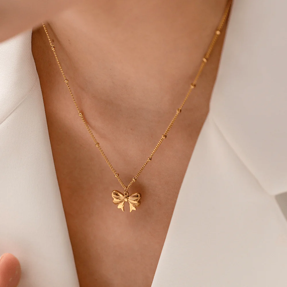 June Bow Necklace - Image 2