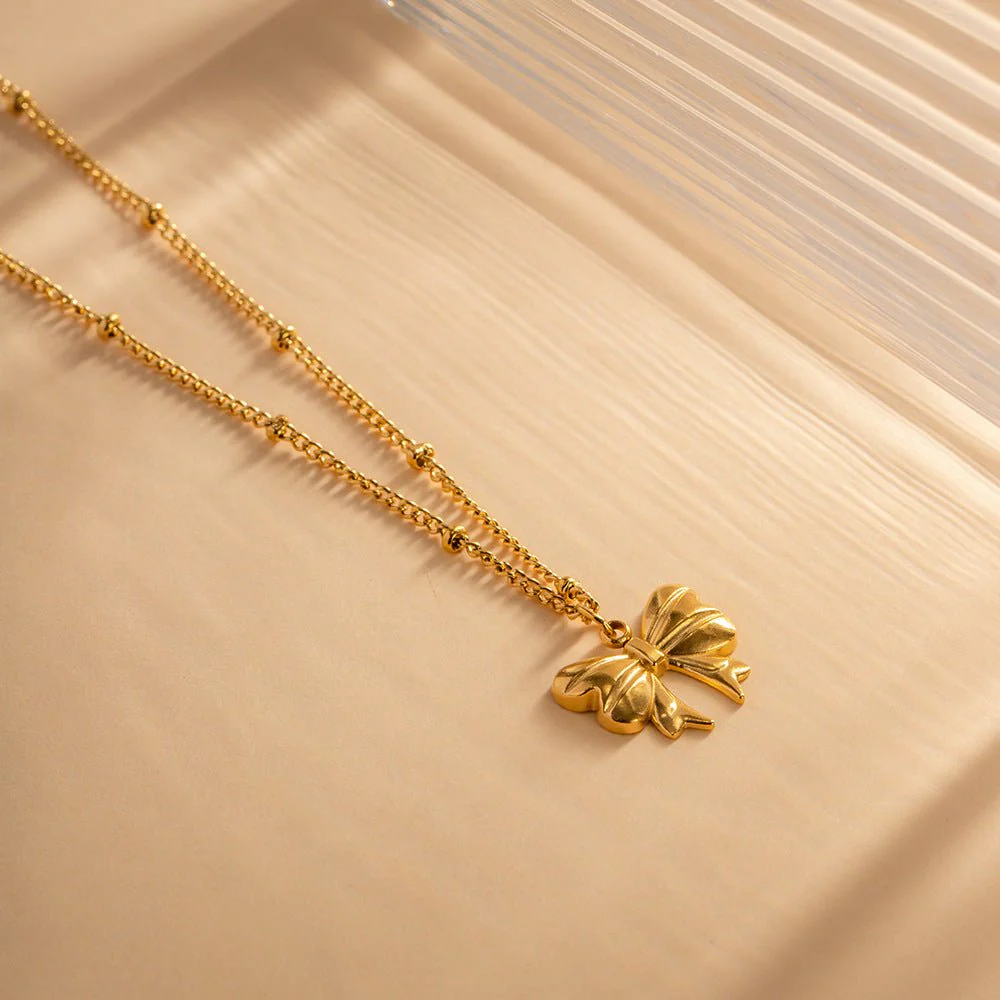 June Bow Necklace - Image 3