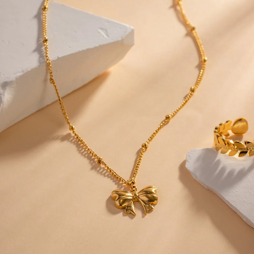 June Bow Necklace - Image 4