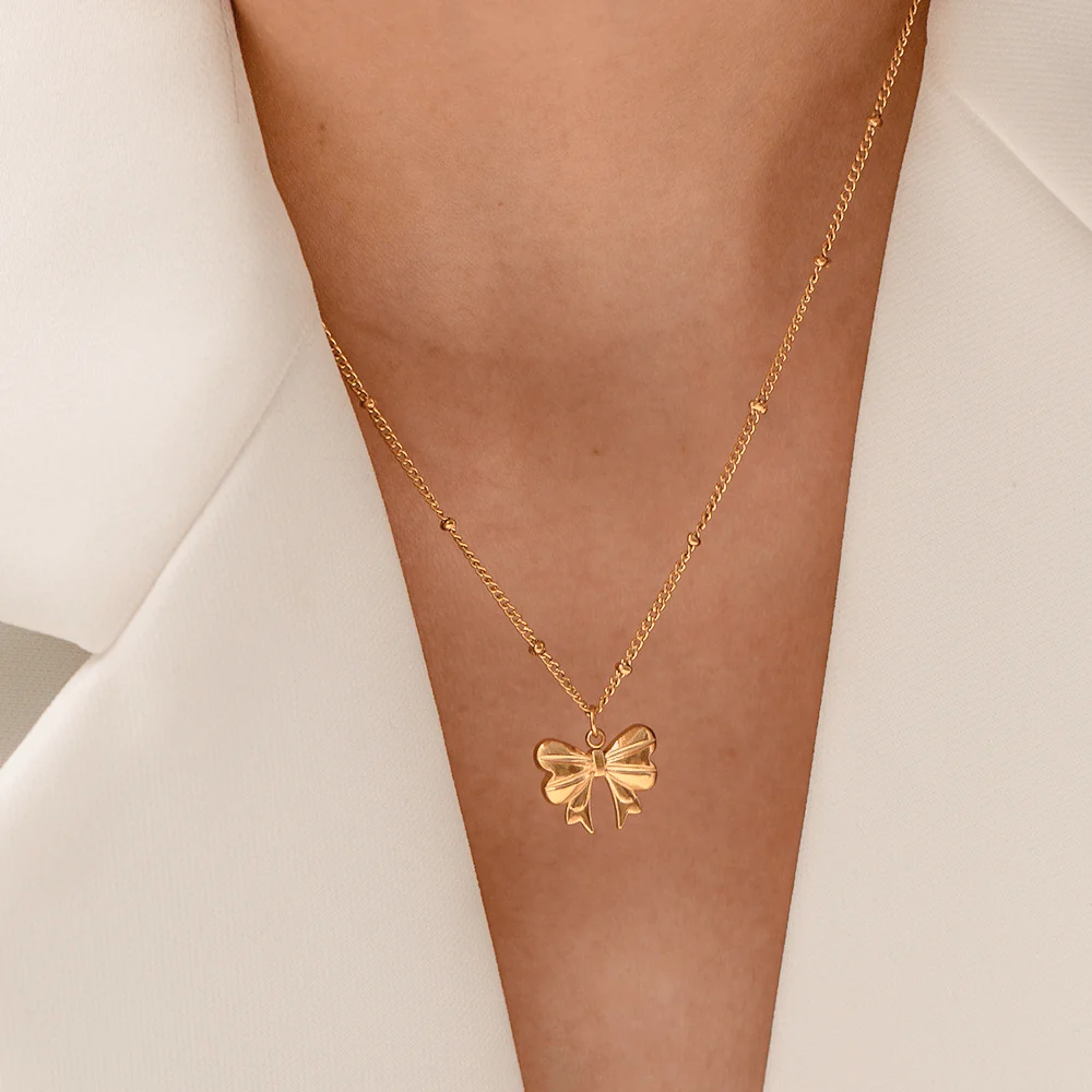 June Bow Necklace - Image 6