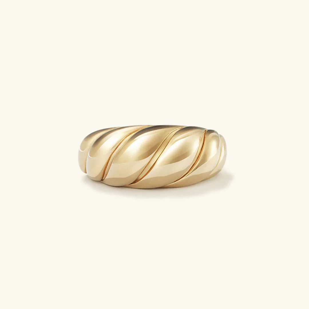 Lorelei Gold Croissant Ring - Image 5