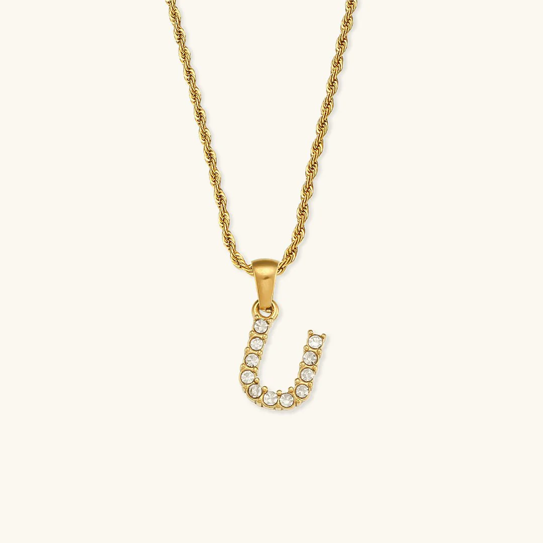 Maeve Letter Initial Diamond Necklace - Image 23