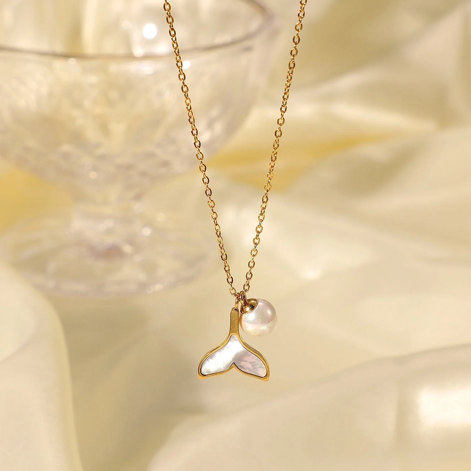 Mermaid Freshwater Pearl Necklace - Image 5