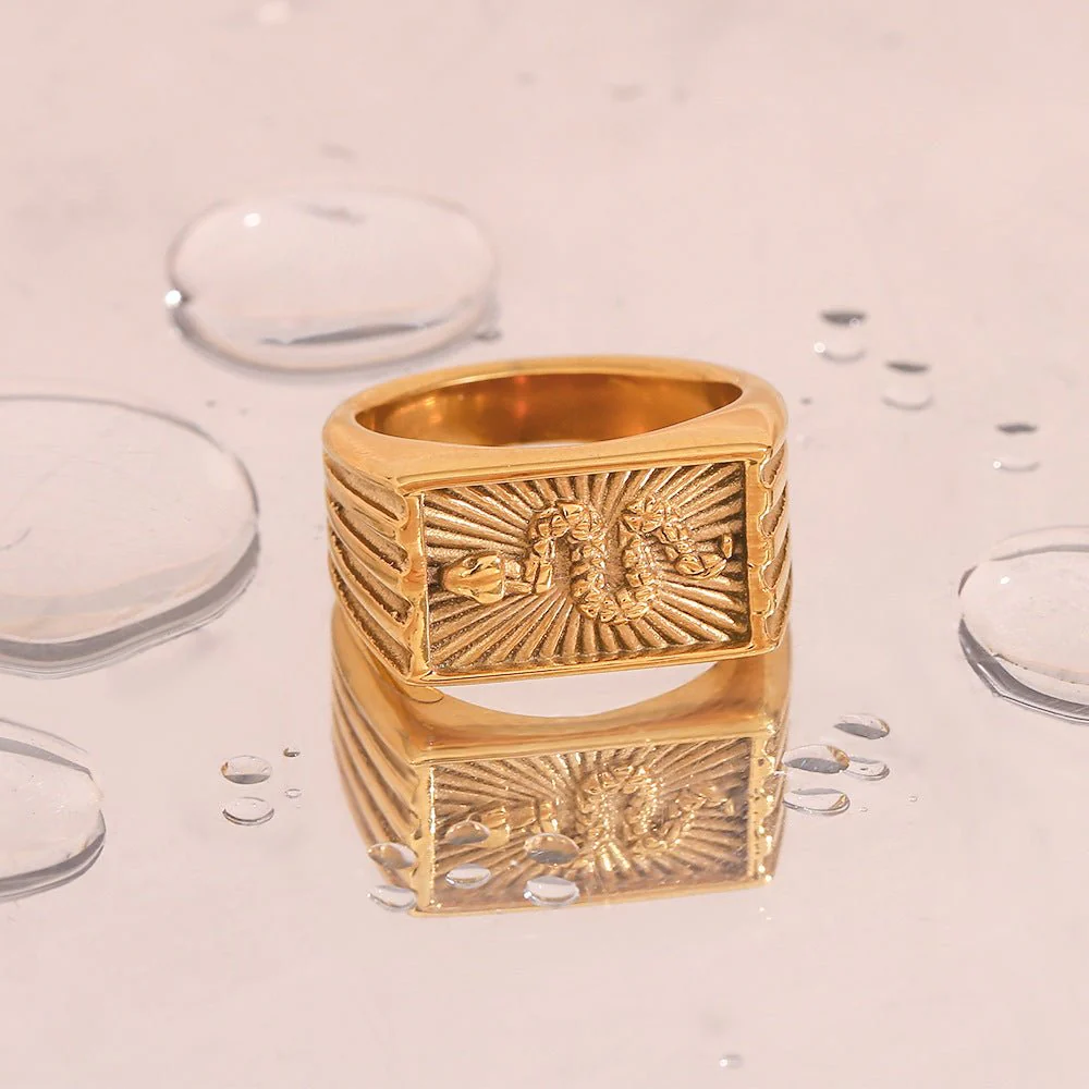 Miles Gold Ring - Image 3