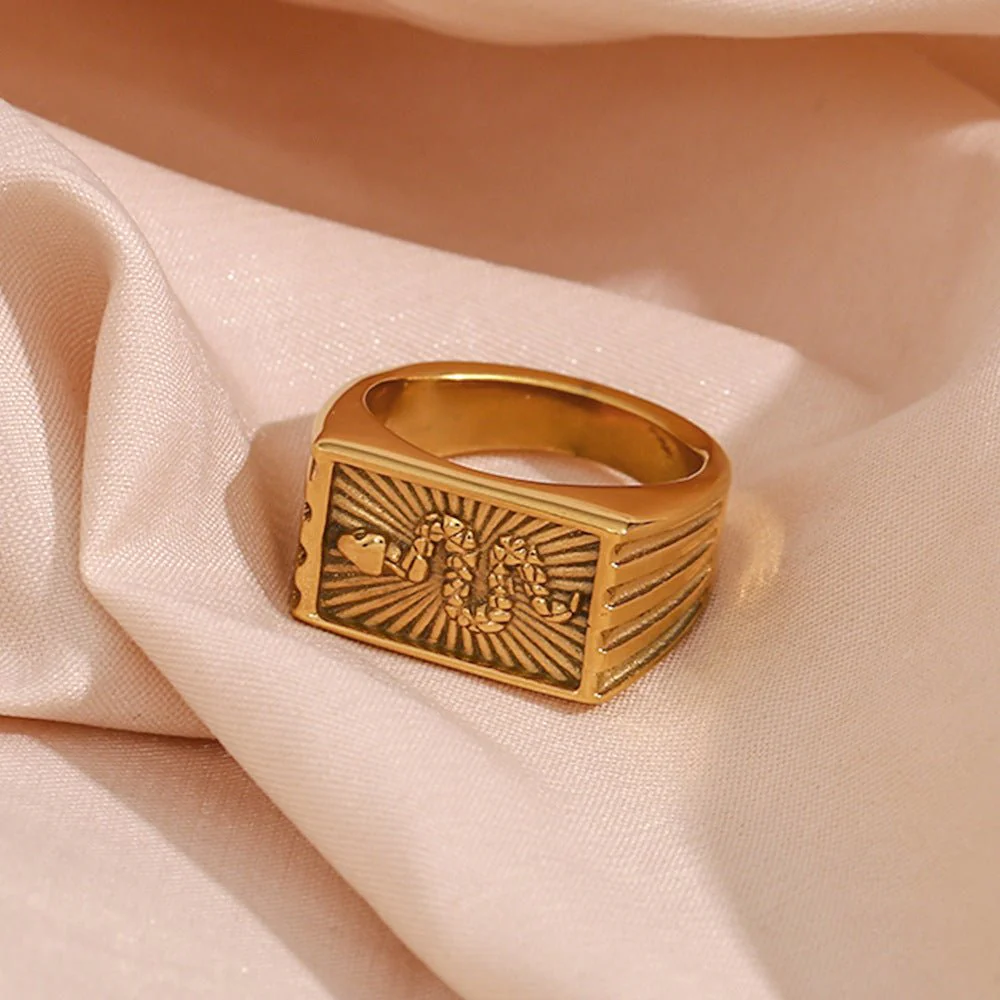 Miles Gold Ring - Image 4