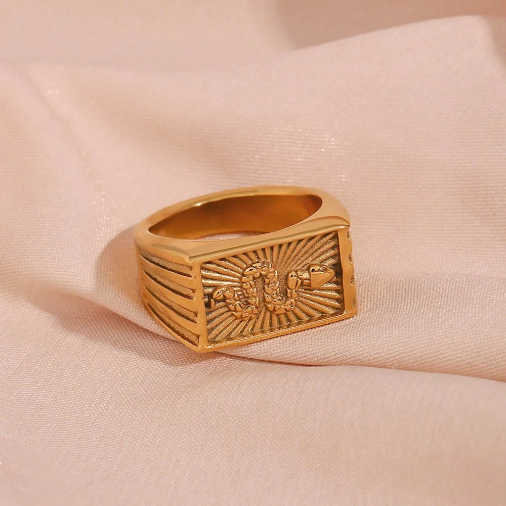 Miles Gold Ring - Image 6