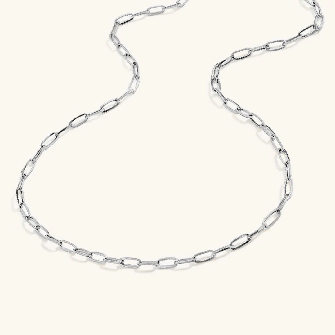 Nadia Paperclip Chain Necklace - Image 4