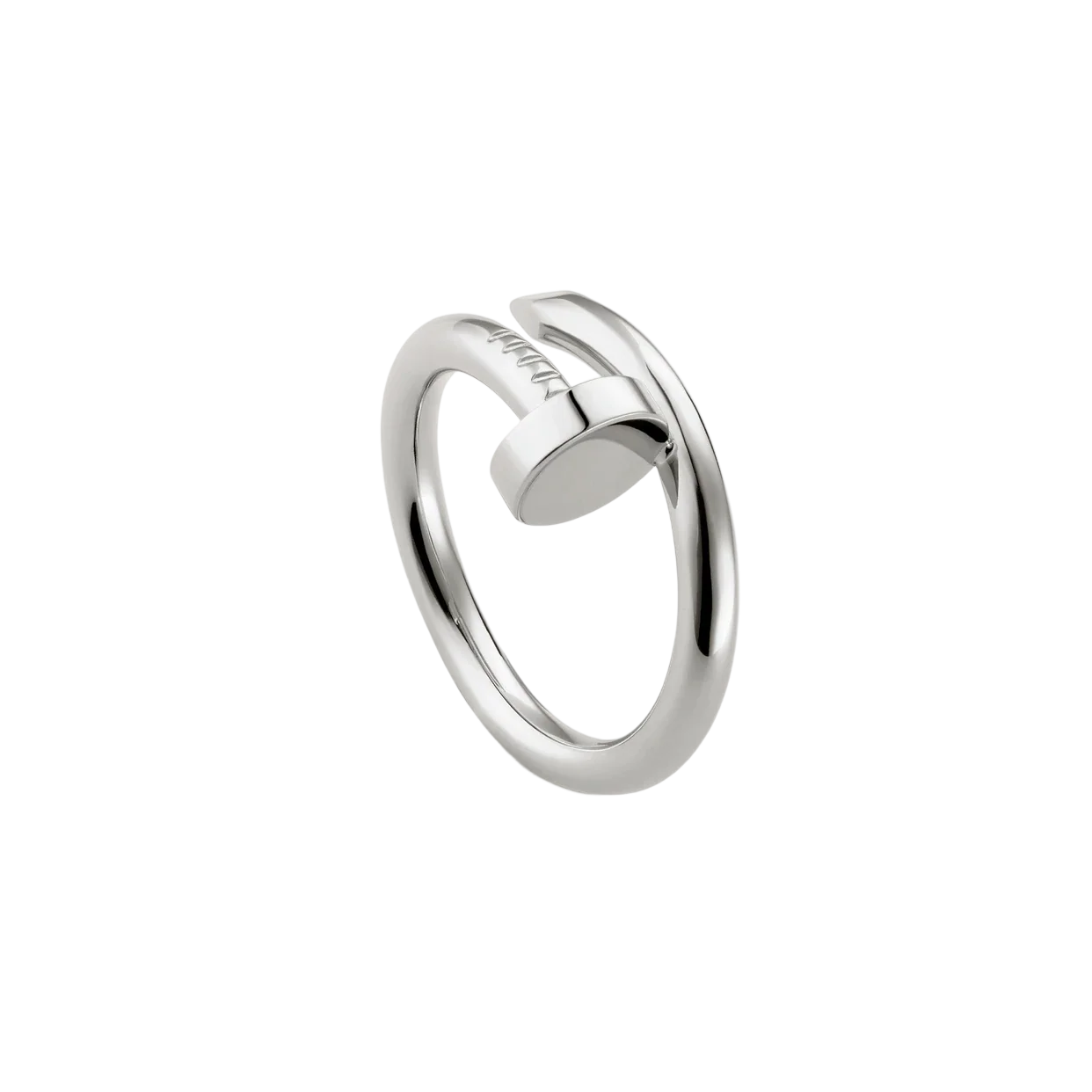 SILVER NAIL RING