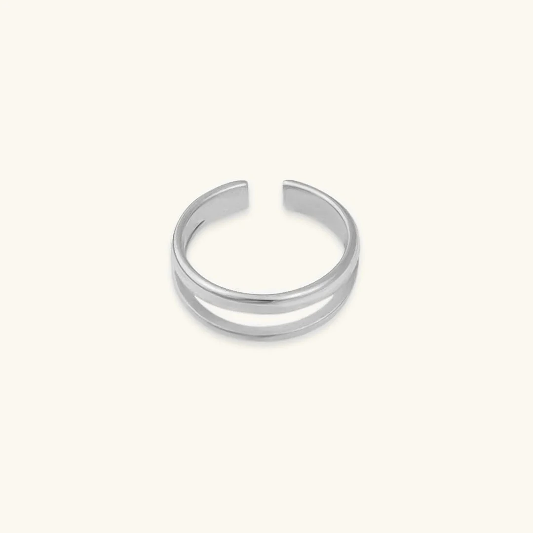 Olivia Layered Gold Ring - Image 5