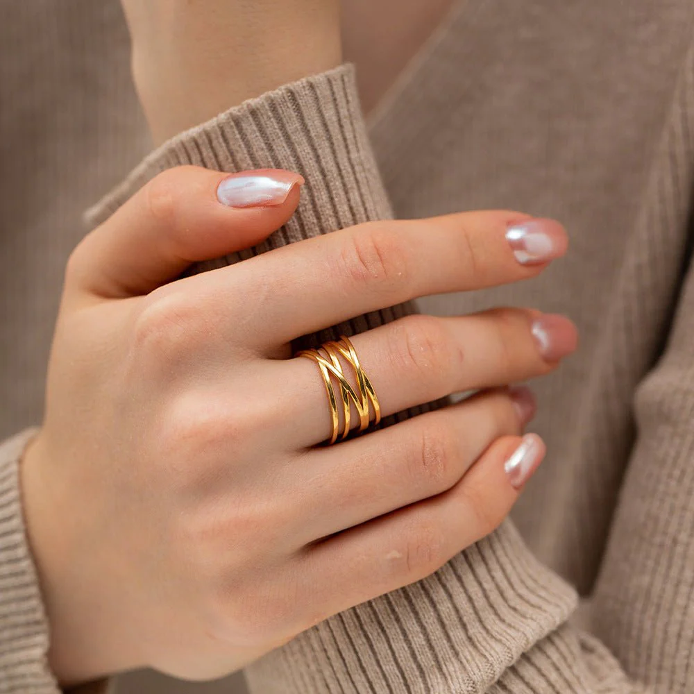 River Gold Ring - Image 2