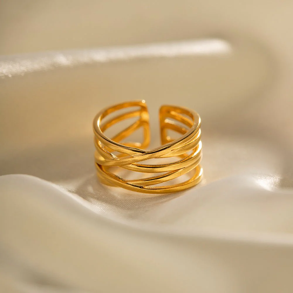 River Gold Ring - Image 3