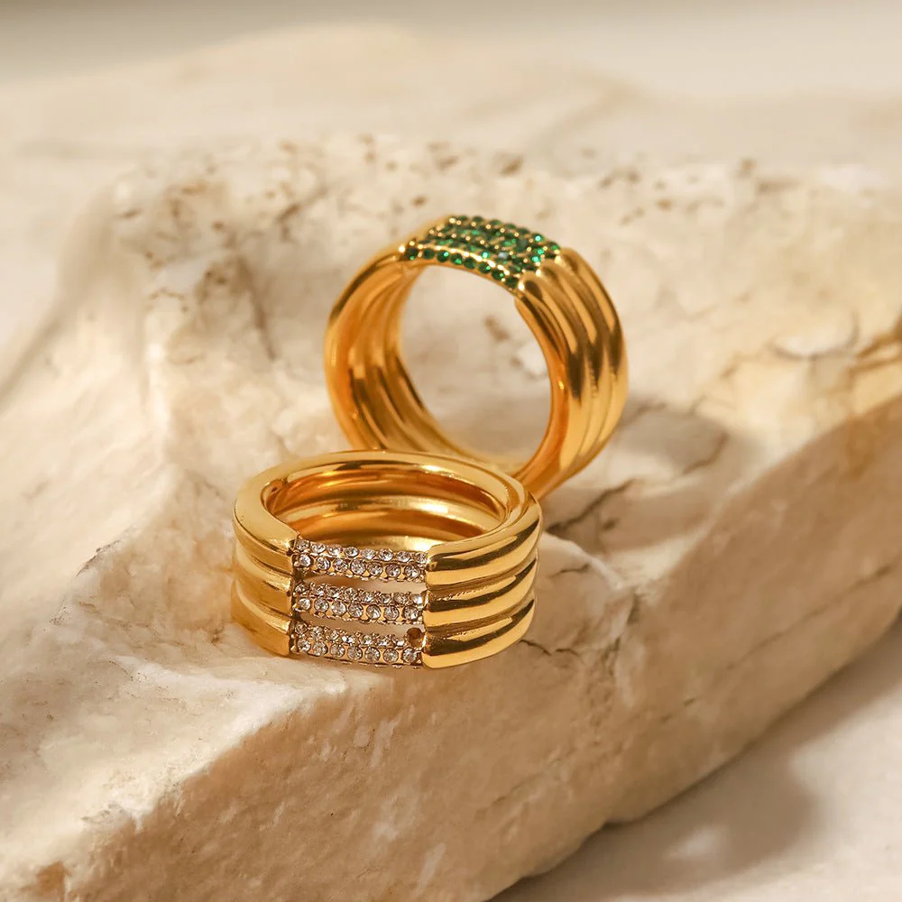 Serenity Diamond Gold Ring - Image 5