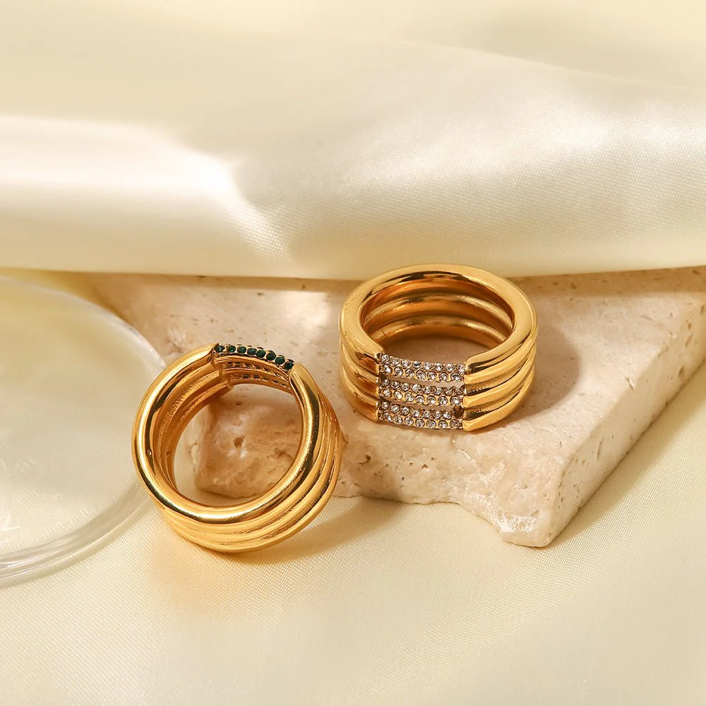 Serenity Diamond Gold Ring - Image 8